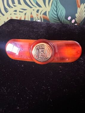 Fendi Monogram 1990s Acrylic Hair Clip